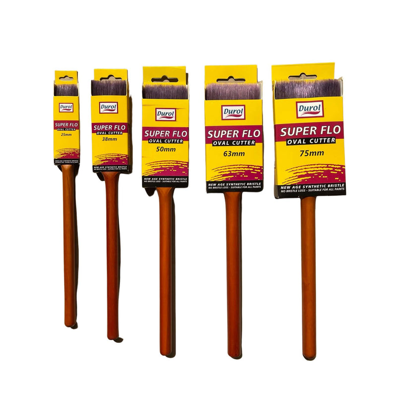 Durol Super Flo Oval Cutter Paint Brush