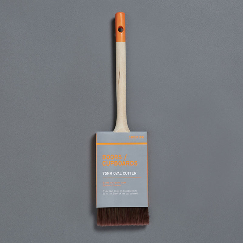 sidekick doors and cupboards oval cutter paint brush