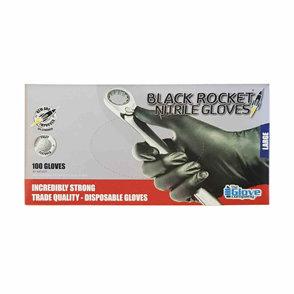 the glove company black disposable gloves