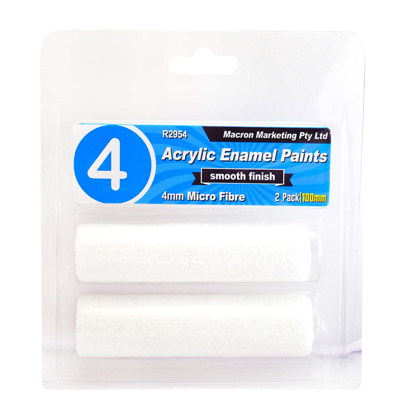 acrylic enamel paint roller two pack