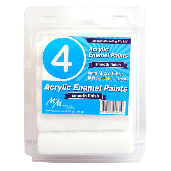 acrylic enamel paint roller ten pack 