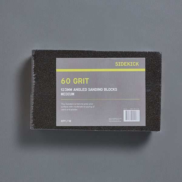 sidekick 60 grit angled foam sanding block